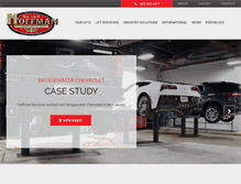 Tablet Screenshot of hoffmanservices.com